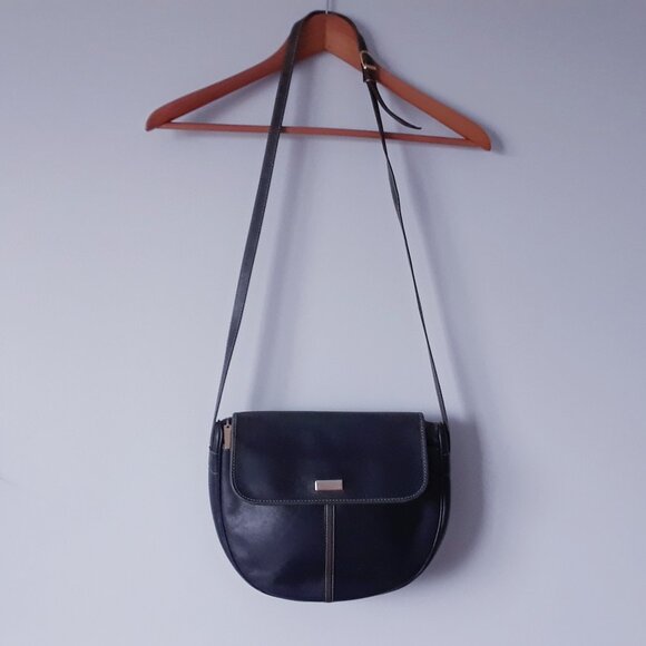 Vintage 80s JACQUES ESTEREL Leather Crossbody Bag - Picture 4 of 16